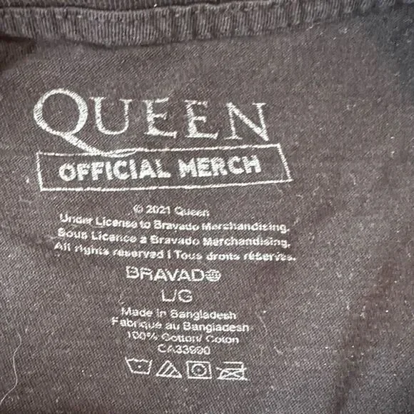 Bravado Black Queen Official Merch Tee (size L but fits like a S) - Picture 2 of 5